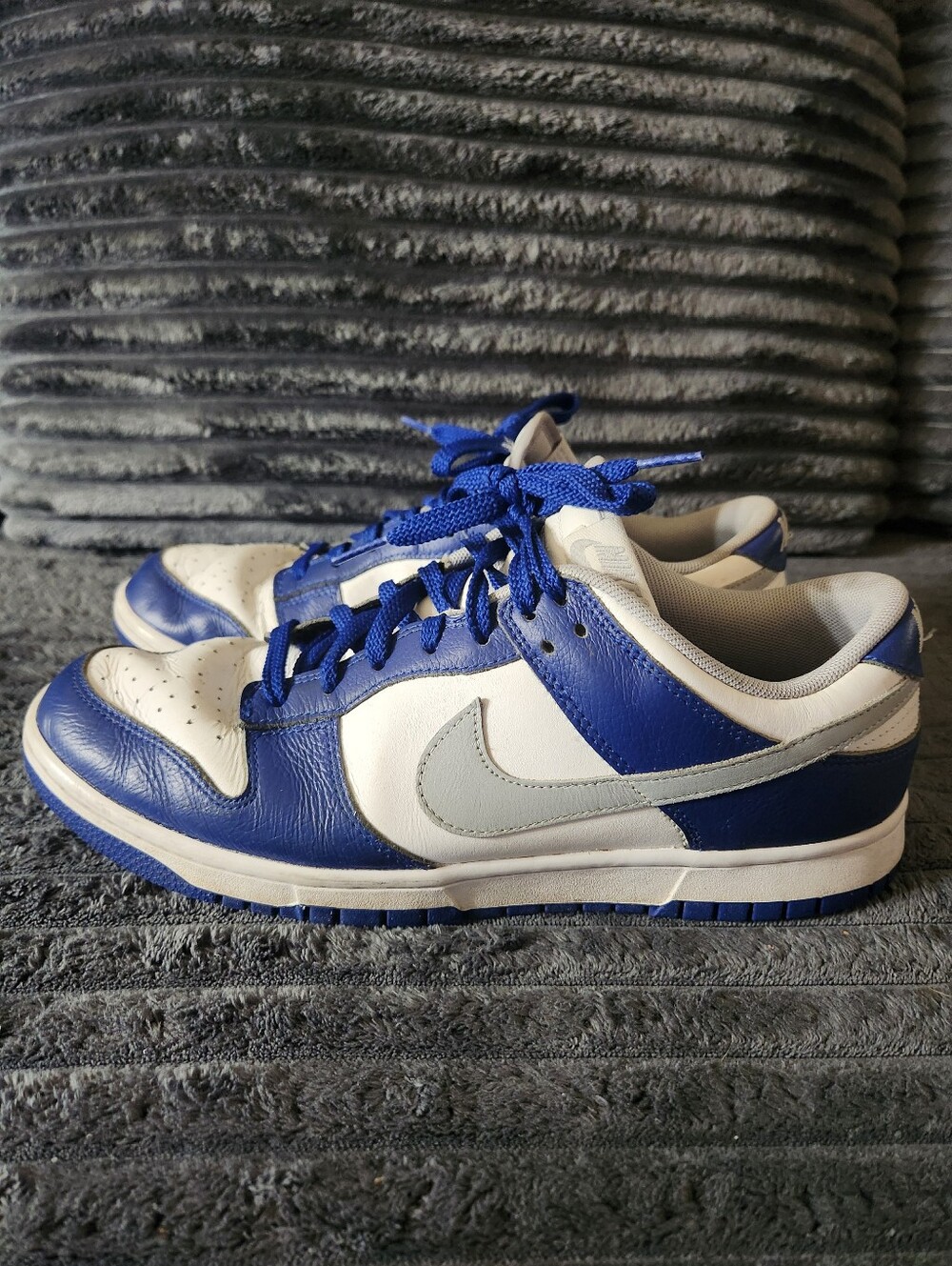 Men's Nike Dunk Low By You Similar To (Racer Blue Photon Dust) Size 12.5 Custom